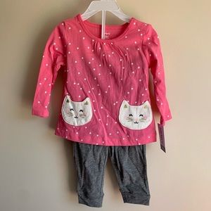 Carter’s Kitty Cat Matching Set NWT